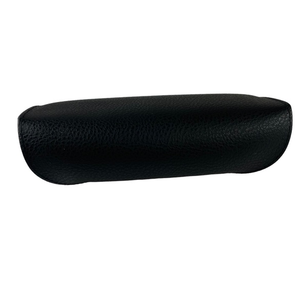 Ray-Ban Sunglasses Eyeglasses Black Soft Leather Case Gold Logo Snap Close Clean - Picture 5 of 16